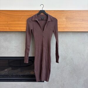 House Of Harlow 1960 Knit sweater polo button down dress, Size XS
